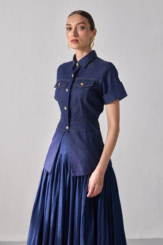 Denim Safari Jacket